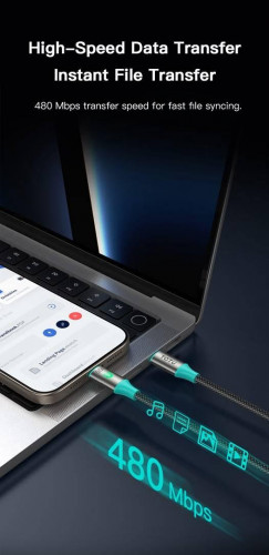 کابل شارژ کنفی هوشمند CB-22 با نمایشگر LED