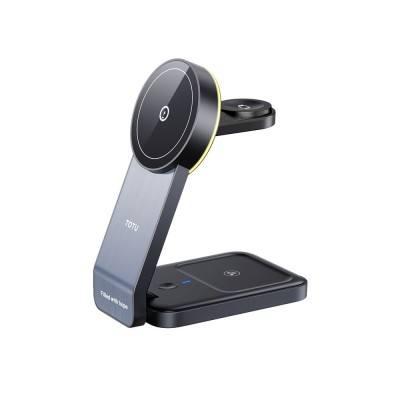 پایه شارژ بی‌سیم مگنتی 4 در 1 توتو مدل CW-1-W