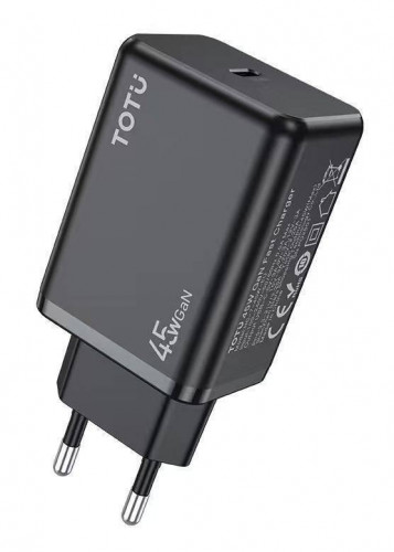 ادابتور شارژ سریع 45وات تایپ سی توتو HC-7-EU