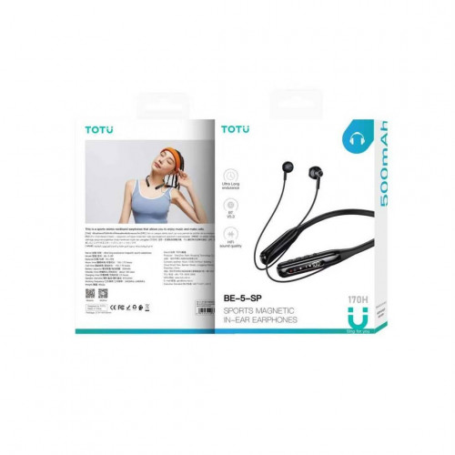 هندزفری بلوتوث گردنی TOTU مدل BE-5-SP