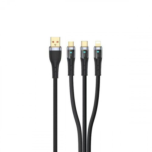 کابل شارژ سریع کنفی سه پورت TOTU CB-8-3
