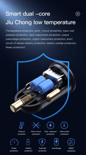 شارژر فندکی فست شارژ 30 وات توتو مدل DCCPD-06