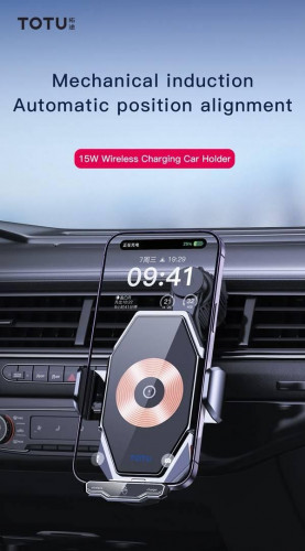 هلدر وایرلس شارژر اتوماتیک توتو مدل CH-1-W