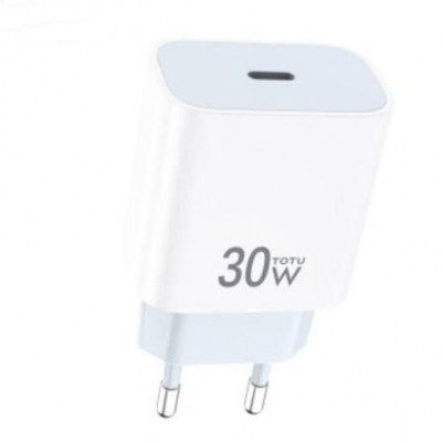 ادابتور شارژسریع 30 وات تایپ سی توتو IRG-UW14E